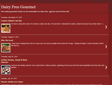 Tablet Screenshot of dairyfreegourmet.blogspot.com