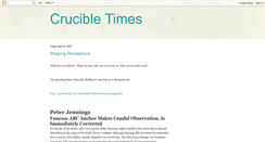 Desktop Screenshot of crucibletimes.blogspot.com
