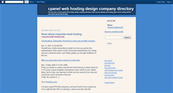 Desktop Screenshot of cpanel-web-hosting-11.blogspot.com