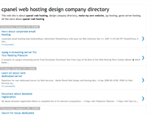 Tablet Screenshot of cpanel-web-hosting-11.blogspot.com