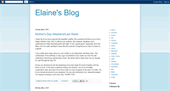 Desktop Screenshot of elainespring2011.blogspot.com
