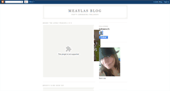 Desktop Screenshot of meaylasblog.blogspot.com
