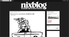 Desktop Screenshot of nixbros.blogspot.com