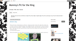 Desktop Screenshot of mommysfitfortheking.blogspot.com