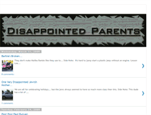 Tablet Screenshot of disappointedparents.blogspot.com