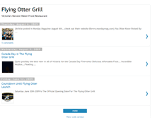 Tablet Screenshot of flyingottergrill.blogspot.com