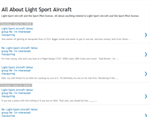 Tablet Screenshot of lightsportaircraftinformation.blogspot.com