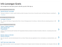 Tablet Screenshot of infolowongangratis.blogspot.com