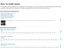 Tablet Screenshot of learnhowtomakebeats.blogspot.com