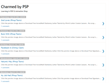 Tablet Screenshot of charmedbypsp.blogspot.com