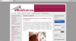 Desktop Screenshot of cuochepercasa.blogspot.com
