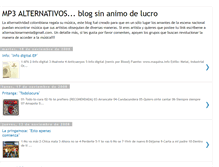Tablet Screenshot of mp3alternativos.blogspot.com