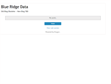Tablet Screenshot of blueridgedata.blogspot.com