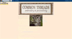 Desktop Screenshot of commonthreads-sharon.blogspot.com