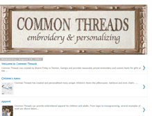 Tablet Screenshot of commonthreads-sharon.blogspot.com