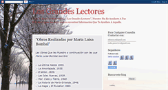 Desktop Screenshot of loslectoresenlaniebla.blogspot.com