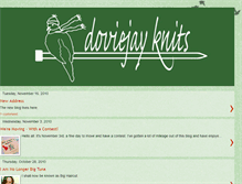 Tablet Screenshot of doviejayknits.blogspot.com