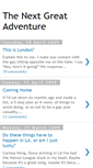 Mobile Screenshot of nextgreatadventure08.blogspot.com