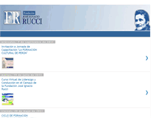 Tablet Screenshot of blog-fundacionrucci.blogspot.com