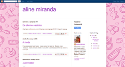 Desktop Screenshot of alinesara23combr.blogspot.com