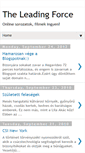 Mobile Screenshot of leading-force.blogspot.com