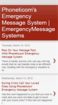 Mobile Screenshot of emergencymessagesystem.blogspot.com