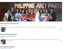 Tablet Screenshot of philippinejuicyfruits.blogspot.com