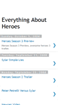 Mobile Screenshot of heroes-serial.blogspot.com