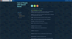 Desktop Screenshot of peoplewithspecialneeds.blogspot.com