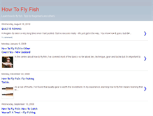 Tablet Screenshot of howtoflyfish.blogspot.com