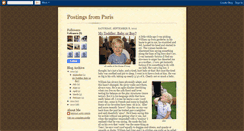 Desktop Screenshot of postingsfromparis.blogspot.com