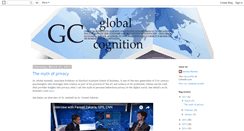 Desktop Screenshot of globalcognition.blogspot.com