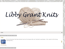 Tablet Screenshot of libbygrantknits.blogspot.com