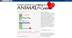 Desktop Screenshot of nwa-animalrescue.blogspot.com