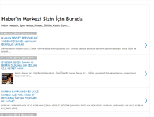 Tablet Screenshot of haber-merkez.blogspot.com
