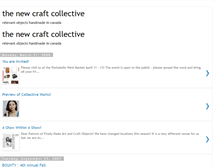 Tablet Screenshot of newcraftcollective.blogspot.com