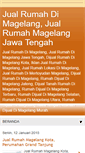 Mobile Screenshot of dijualrumahdimagelang.blogspot.com