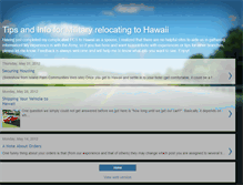 Tablet Screenshot of hawaiimilitarytips.blogspot.com