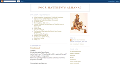 Desktop Screenshot of poormatthewsalmanac.blogspot.com