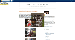 Desktop Screenshot of familylifeonmars.blogspot.com