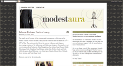 Desktop Screenshot of modestaura.blogspot.com