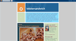 Desktop Screenshot of lobstersandwich.blogspot.com