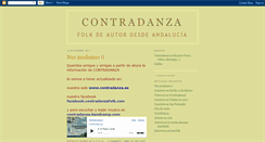 Desktop Screenshot of contradanzafolk.blogspot.com