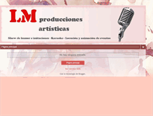 Tablet Screenshot of lmproducciones2010.blogspot.com