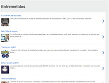 Tablet Screenshot of entremetidosdos.blogspot.com