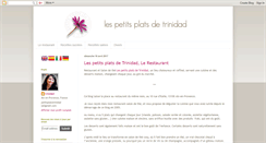 Desktop Screenshot of lespetitsplatsdetrinidad.blogspot.com