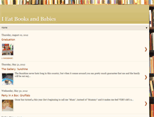 Tablet Screenshot of ieatbooksandbabies.blogspot.com