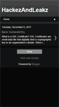 Mobile Screenshot of hackzandleaks.blogspot.com