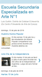 Mobile Screenshot of lasecundariadeartedeluisguillon.blogspot.com