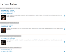 Tablet Screenshot of lanaveteatro.blogspot.com